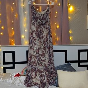 Strapless summer dress